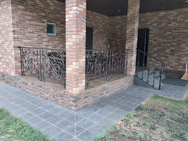 Литое ограждение